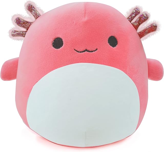 Axolotl Stuffed Animal Plush Toy, 8 Inch Cute Soft Plush Doll Toy, Great Gifts Prizes for Boy Girl (Pink)