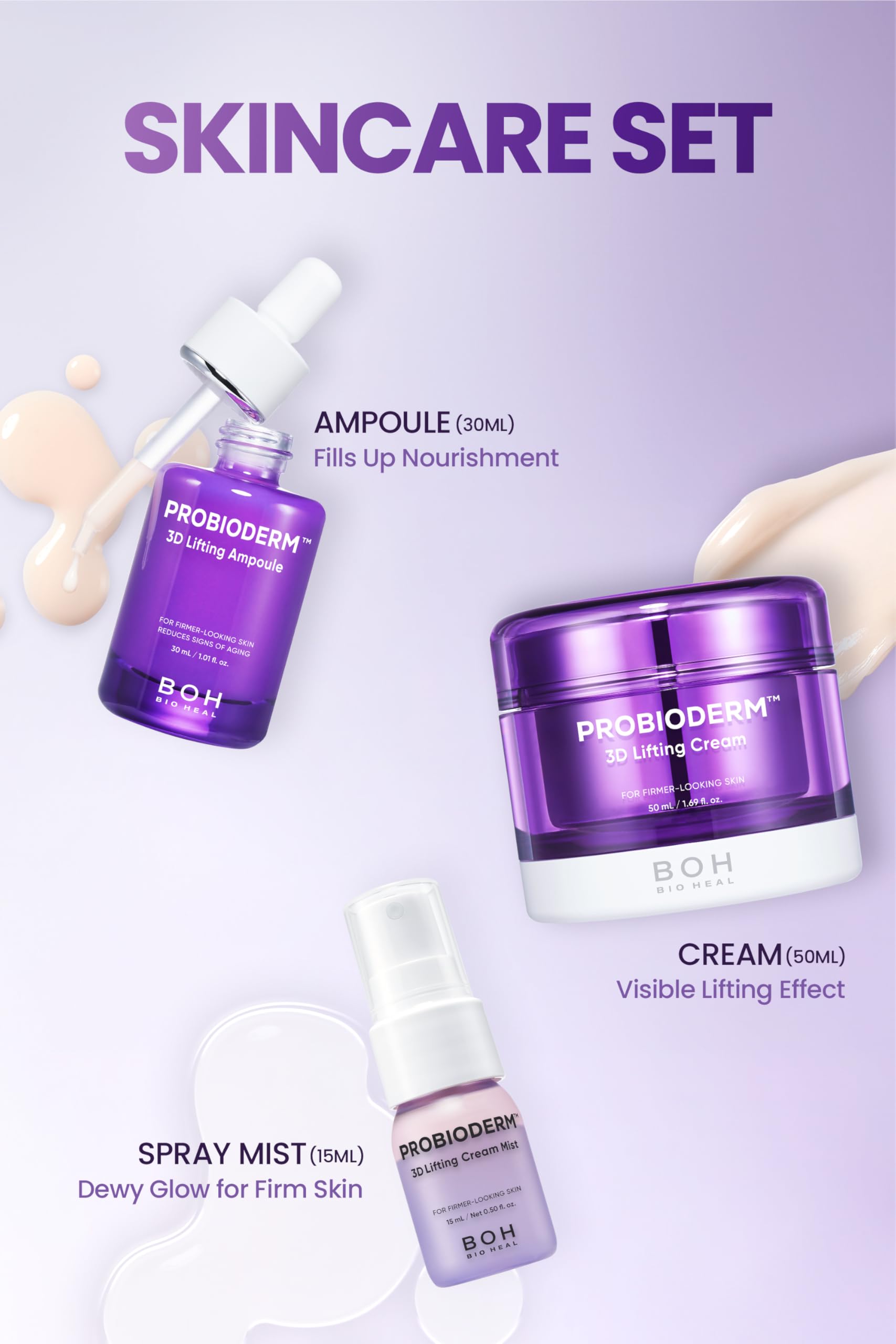 com: BIOHEAL BOH Probioderm 3D Lifting Skincare Set | Anti