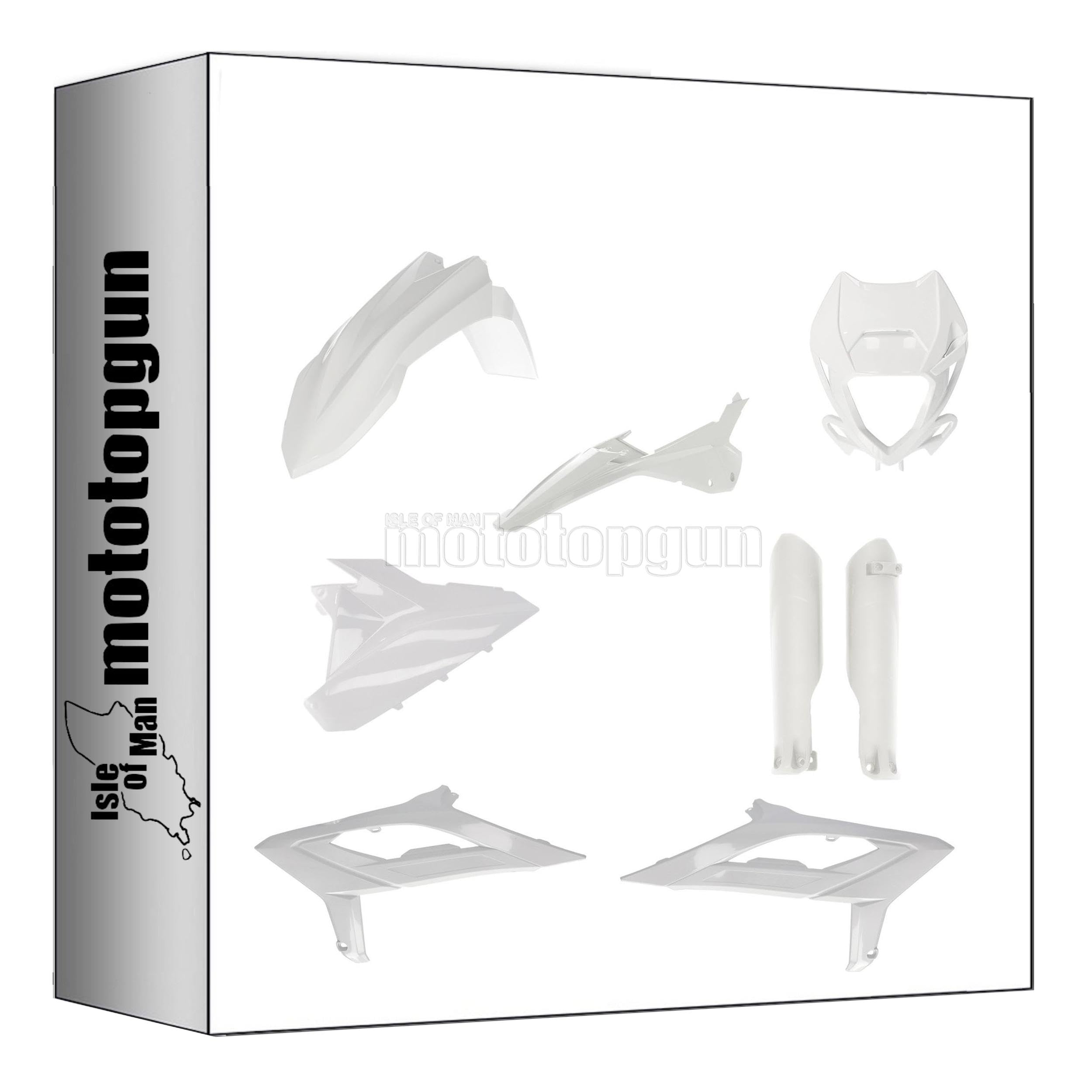 Kit cache carenage blanc Acerbis haute resistance Beta RR 480 - 3