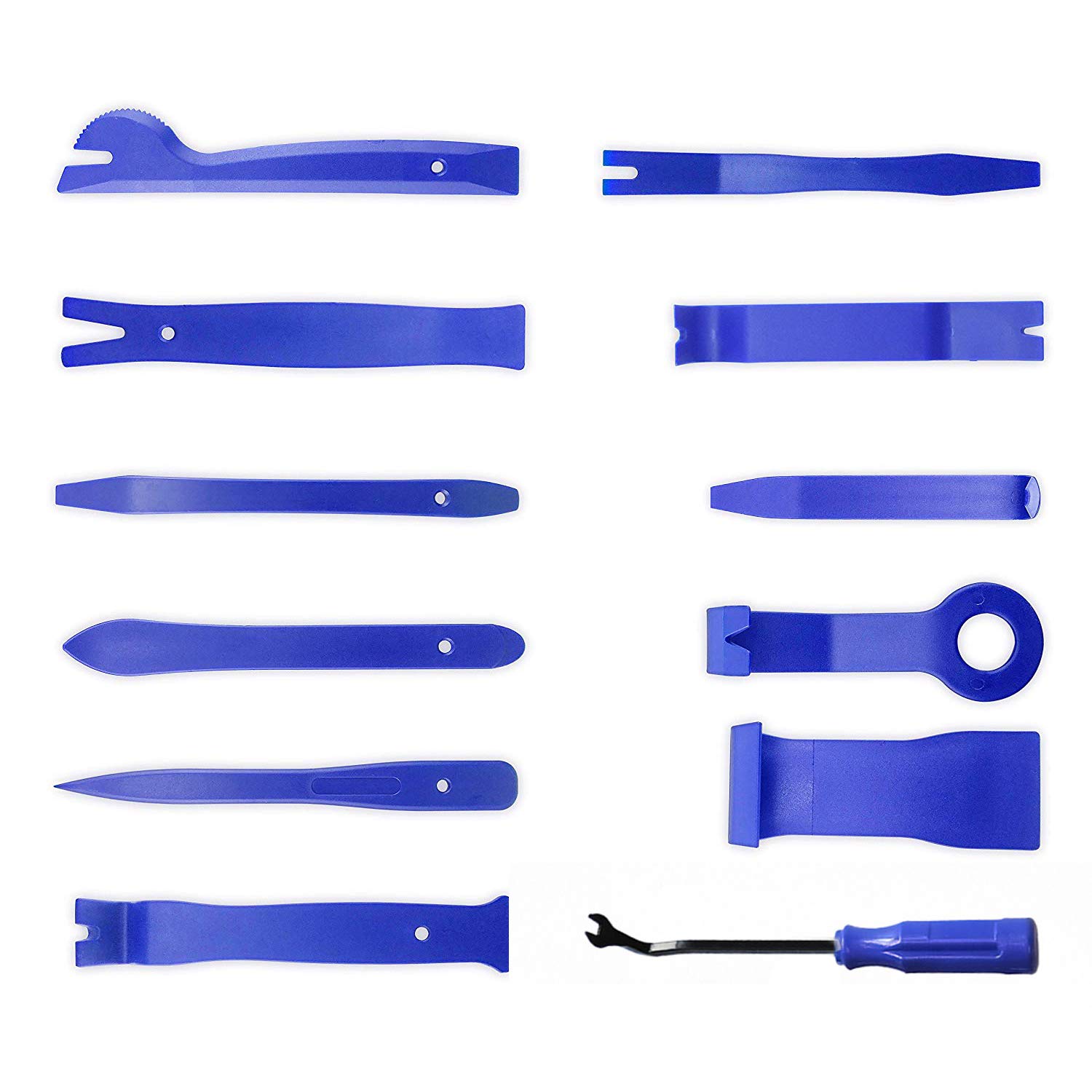 TORMEN12 Pcs Car Dash Radio Audio Installer Pry Tool Include, 11pcs Auto Trim Removal Multi-Use Panel Tool Kit and 1pcs Fastener Remover