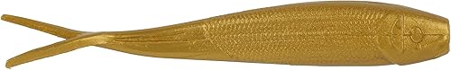 Berkley Gulp! Minnow Fishing Bait, Gold Leaf, 4in, Extreme Scent Dispersion, Realistic Minnow Profile, Ideal for Bass, Trout, Walleye, Panfish and More
