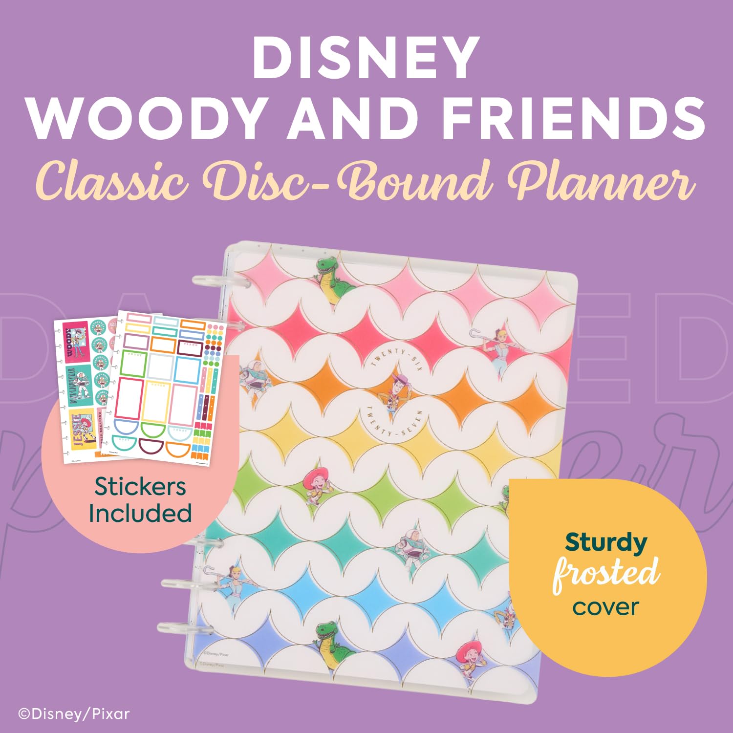 Amazon.com : Happy Planner Disney Toy Story Disc-Bound 12-Month