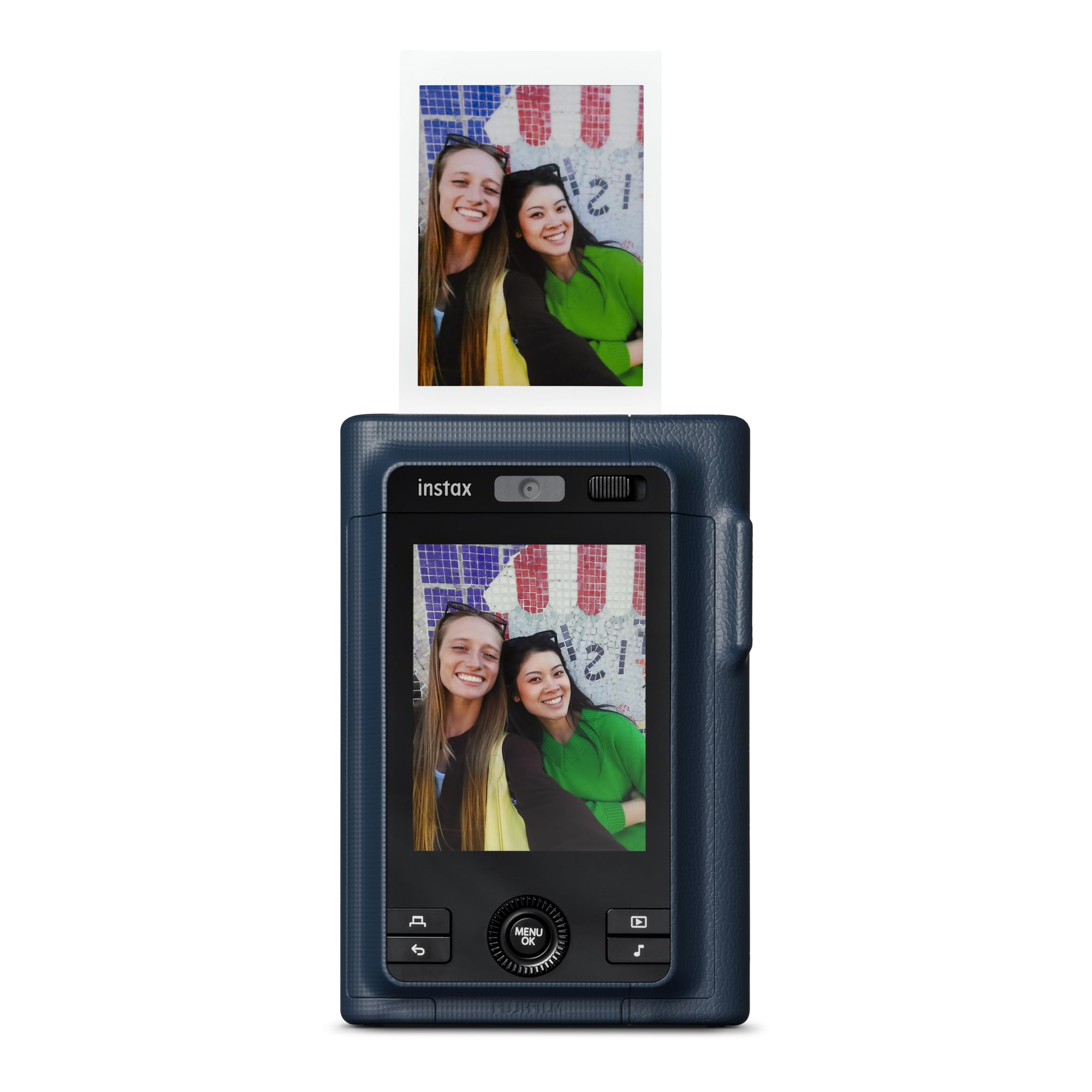 instax Mini Liplay+ Hybrydowy Cyfrowy Aparat Fotograficzny z Natychmiastowym Wywoływaniem Zdjęć i Drukarką Fotograficzną, z Tylnym Ekranem LCD o Wymiarach 6 x 4 cm, Funkcją Nagrywania Dźwięku
