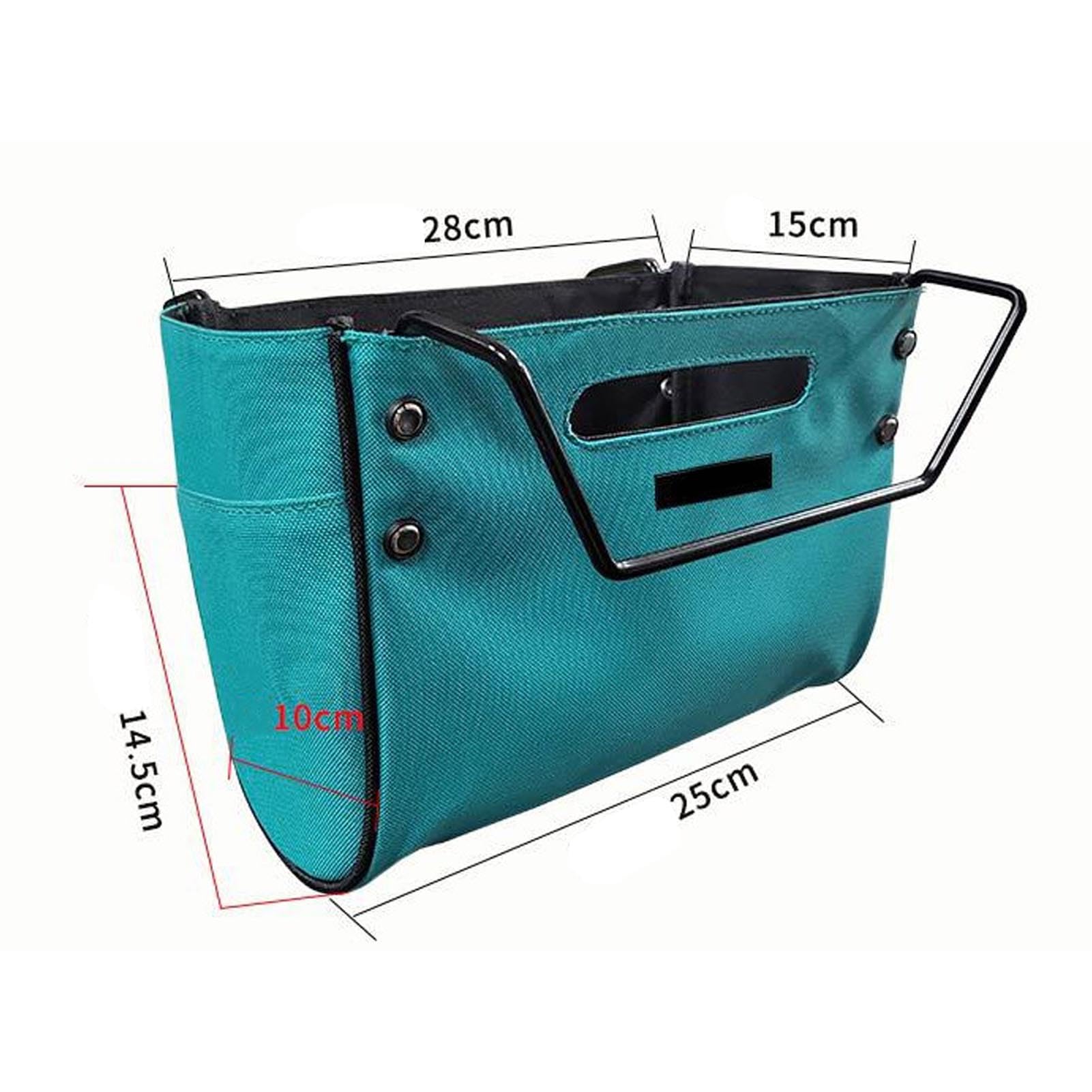 Step Ladder Tool Bag, 600D Oxford Cloth, Waterproof Storage Pouch with Hooks and Pockets, Large Capacity - Image 2