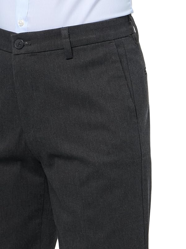 Dockers® Men's Signature Khaki Straight Fit Iron Free with Stain Defender®, Charcoal Heather, 32W x 32L by DOCKERS - Used condition - Image 3