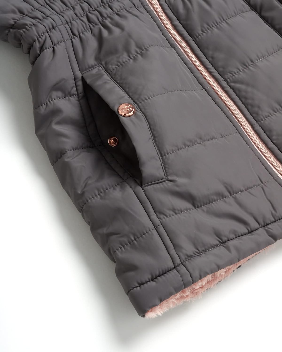 Limited Too Girl's Midweight Coat - Faux Fur Sherpa Lined Anorak Jacket (Size: 7-16): Clothing, Shoes & Jewelry