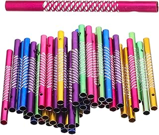 YARNOW 50 Pçs Sinos De Vento Sinos De Vento De Metal Artes E Ofícios Para Artesanato DIY Suprimentos De Sinos De Vento Tubos De Sinos De Vento De Metal Tubos De Sinos De Vento Para