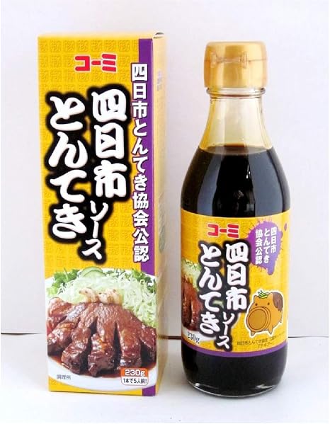 Amazon 名古屋名物 名古屋めし コーミ 四日市ソースとんてき 四日市とんてき協会公認 230ｇ 1本で5人前 ウスターソース 1 食品 飲料 お酒 通販
