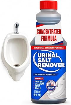 Urinal Salt Remover Heavy Duty Drain Cleaner, Descaler & Toilet Cleaner