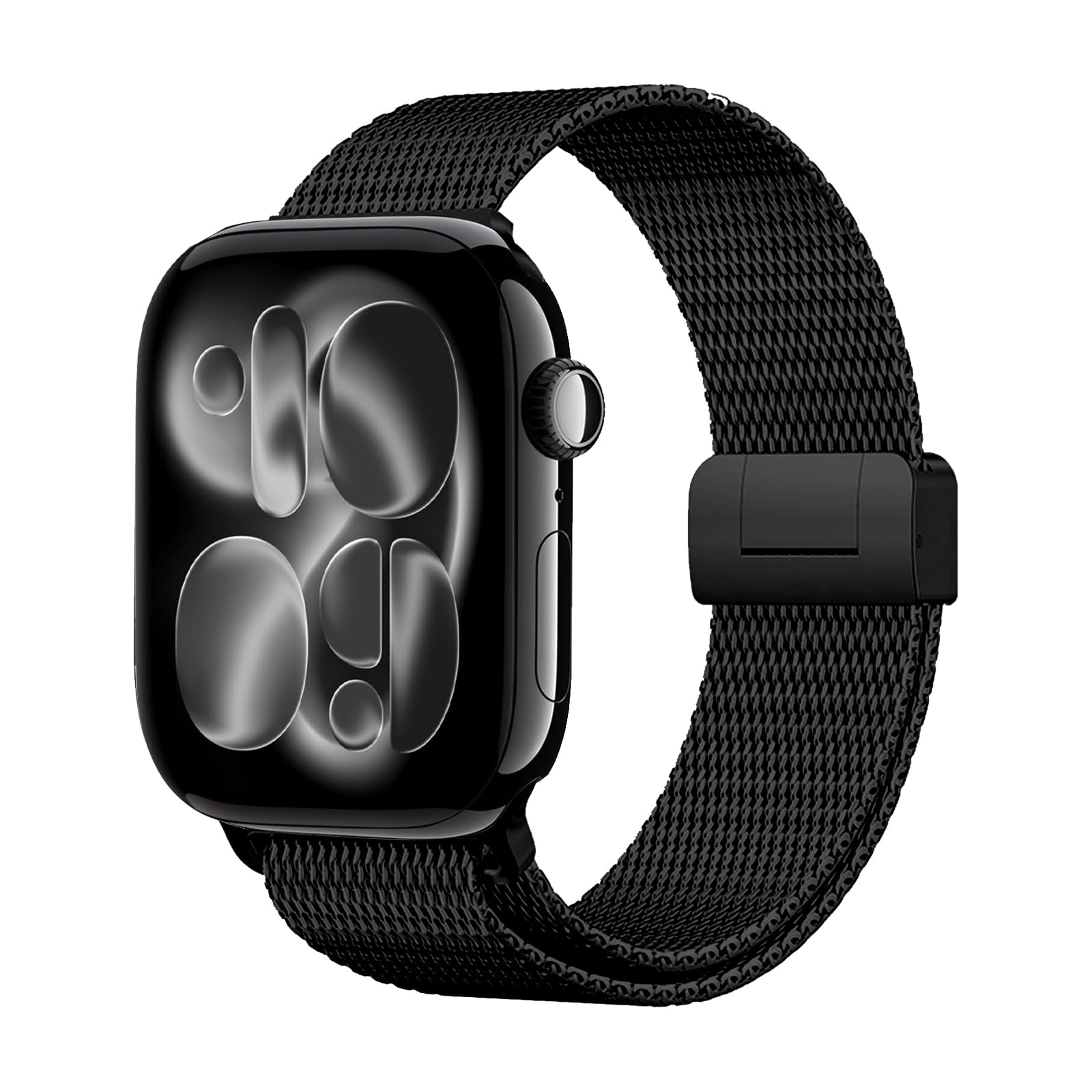 Titanio Correa Compatible con Apple Watch Ultra 3 49mm 46mm 45mm 44mm 42mm Avanzado Titanio Milanese Ajustable Reemplazar Correa para iWatch Ultra 2/SE3/SE2/SE Series 11 10 9 8 7 6 5 4 3 2 1
