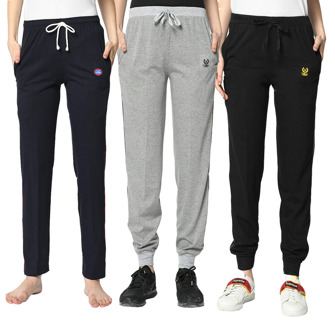 mack jonney Women's Cotton | Lower |Regular Fit Pajama |Lounge Pant for Women (Pack of 3)-Vj-Mtp-Group09-picture-35