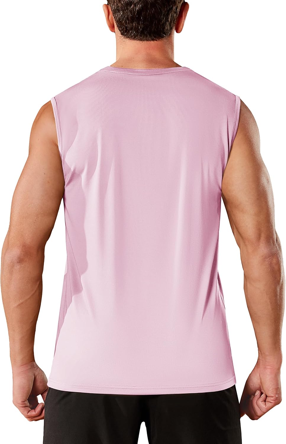 TACVASEN Men's Sleeveless Shirts Quick Dry Tank Tops for Men Sun Protection UPF 50+ Athletic Gym Workout Muscle Shirts - Image 2