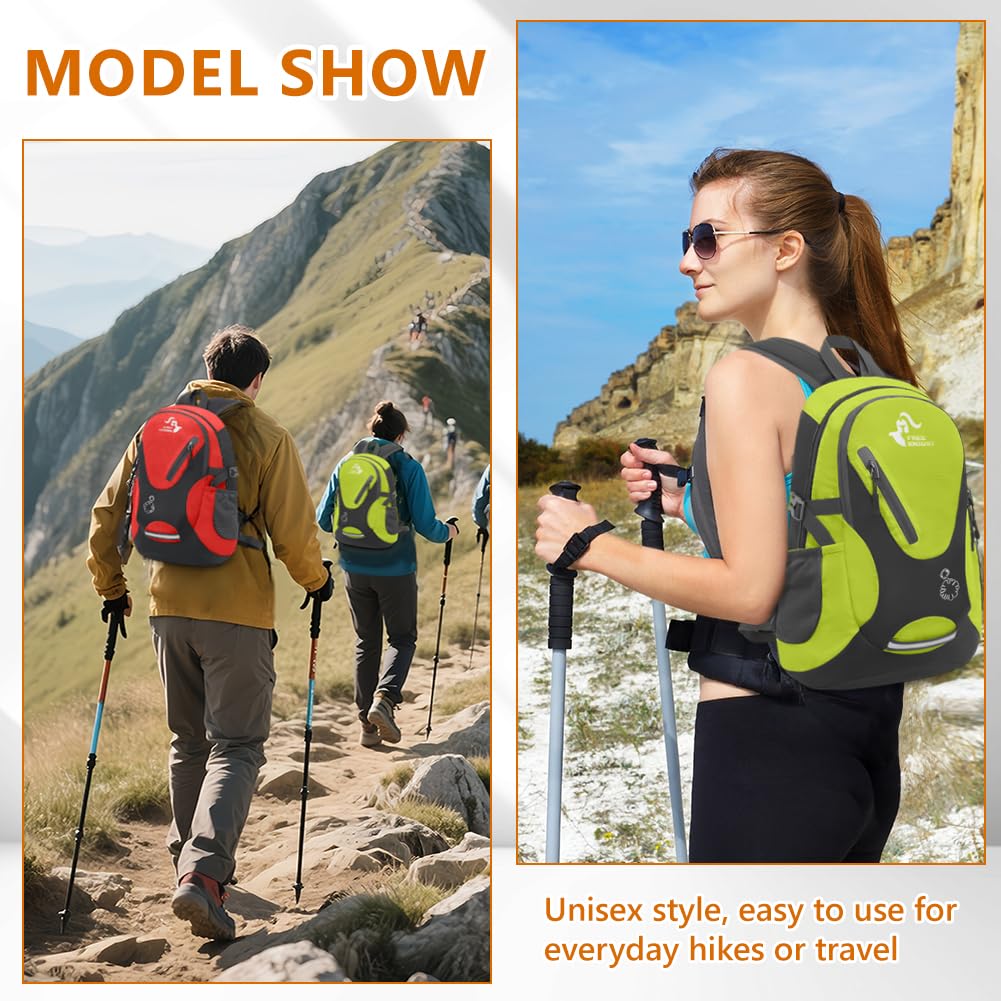 flintronic Zaino per Ciclismo, Impermeabile Zaino Da Trekking, Portatile Borsa Sportiva Da Esterno, Leggero e Versatile Borsa Da Ciclismo, per Trekking Viaggio Alpinismo Sport All'aperto