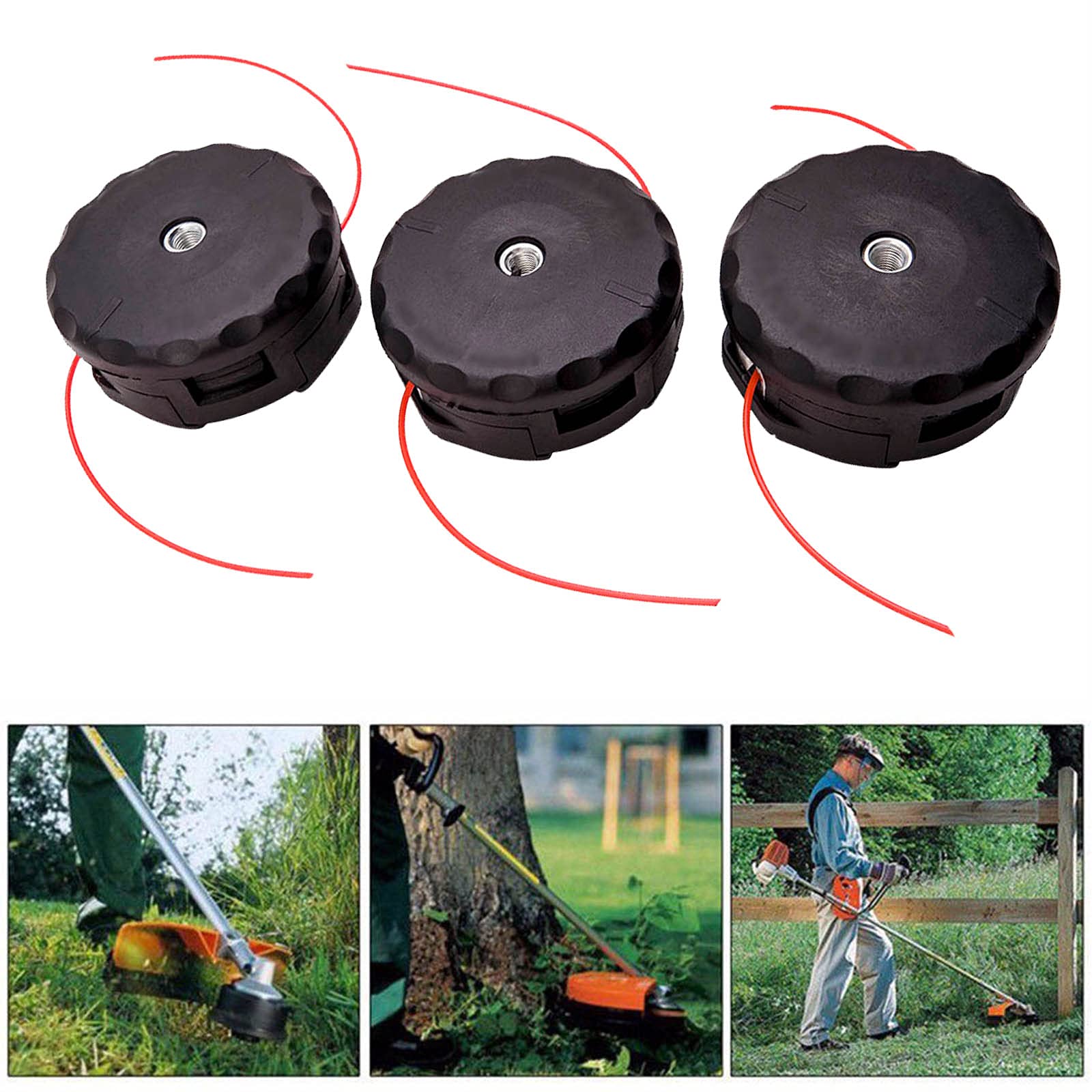 Echo SRM-225 Trimmer Head Replacement Pack - Speed Feed Style, Fits SRM-230, SRM-250, SRM-261 & More