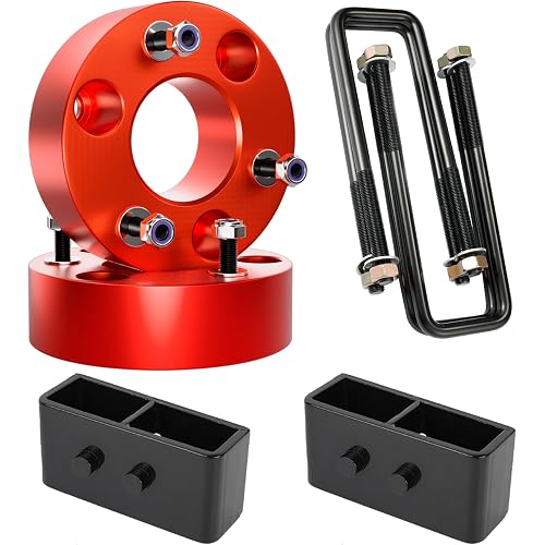 EVIL ENERGY 3" Front and 2" Rear Leveling Lift Kit, Red
