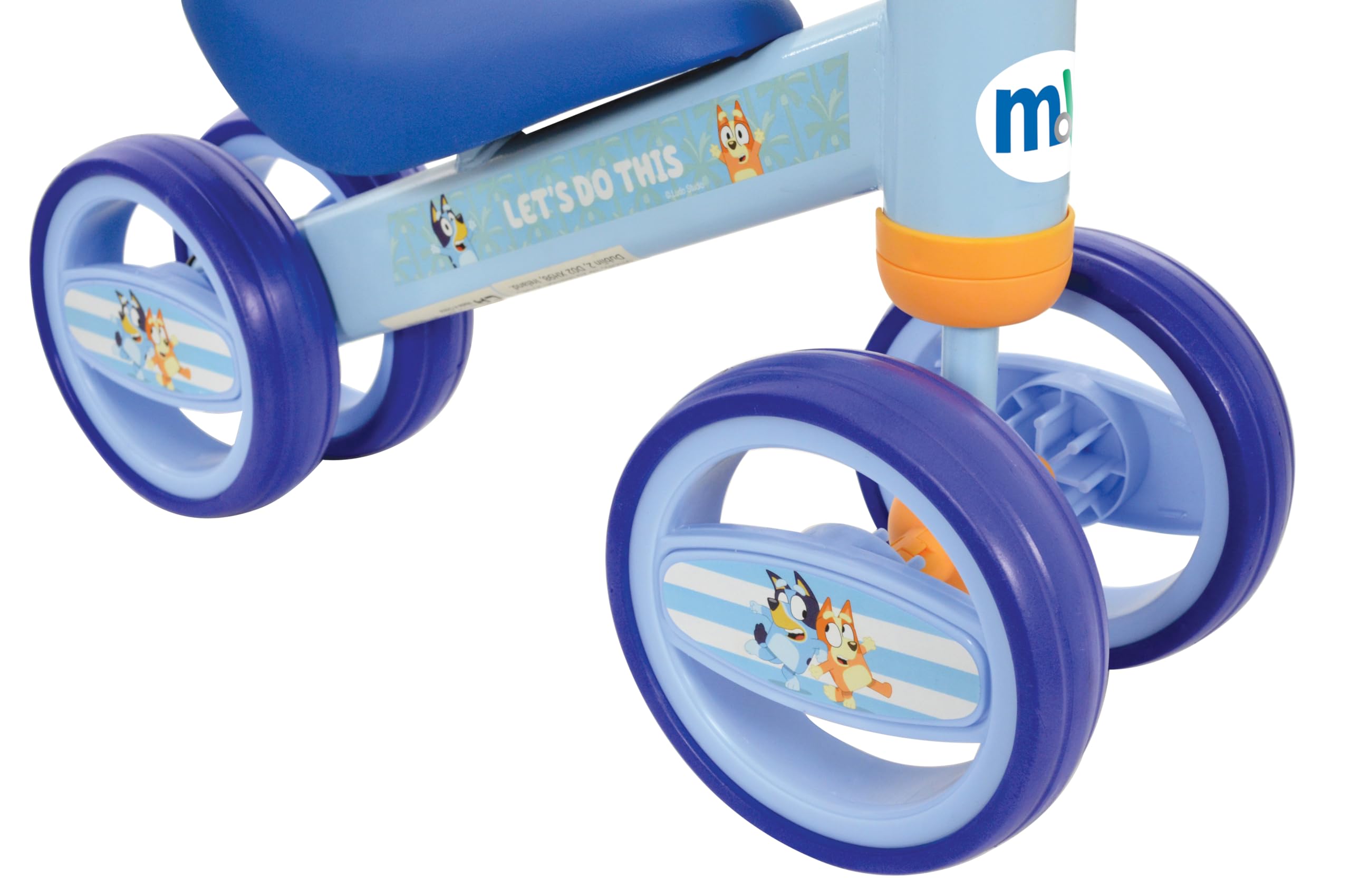 Bluey Jouets autoporteurs pour garçons et filles de 1 an – Vélo de luxe pour tout-petits – Vélo pour bébé sous licence officielle pour enfants de 1 an et plus – Cadeaux de 1er anniversaire pour filles