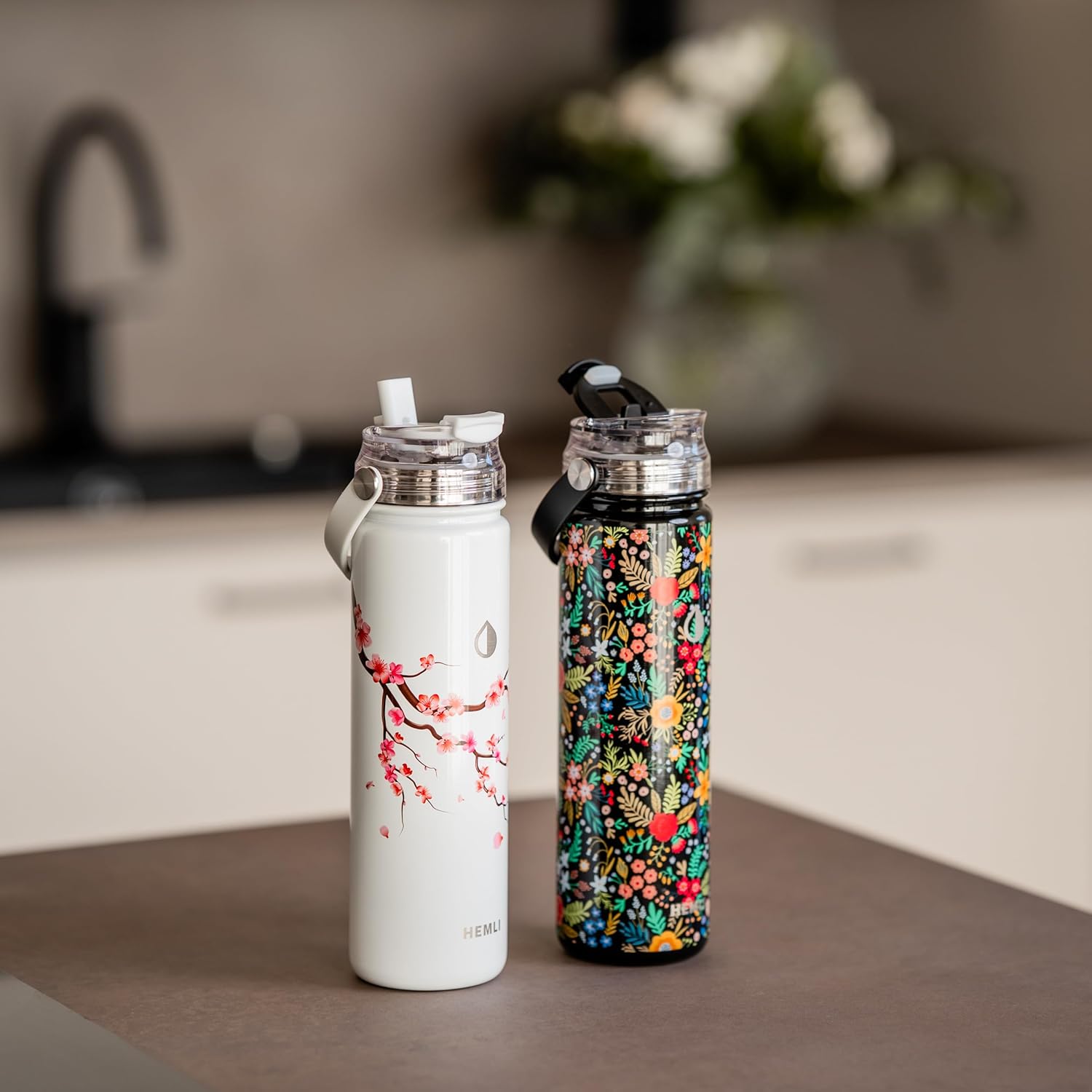 22 oz Insulated Tea Tumbler Bottle with Infuser, Travel Mug - Image 9