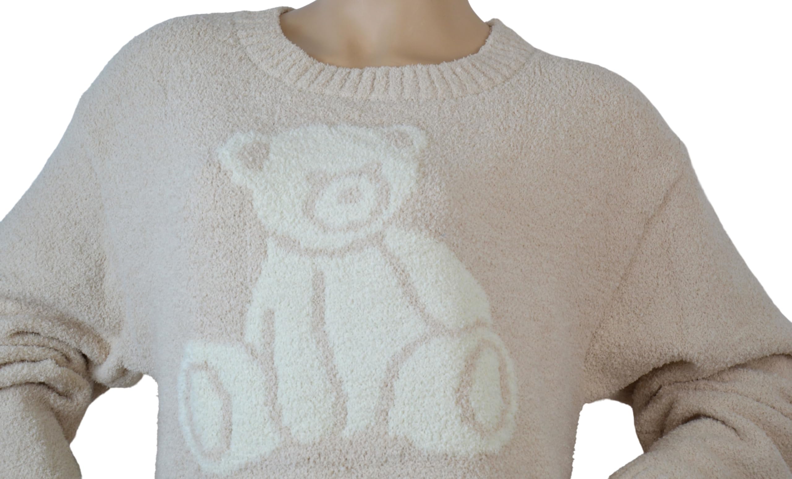 Pyjama femme polaire effet corail – Pyjama d'hiver molletonné doux