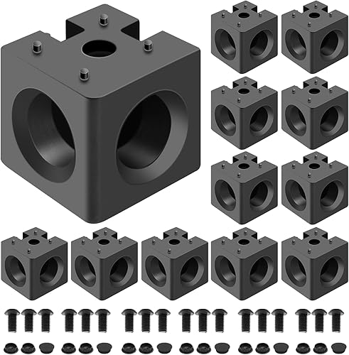 Miniatura 82 de 10 unids 2020 placa de extrusión de aluminio conector esquina L soporte 8020 V ranura hardware ranura T accesorios con tuercas en T y tornillos