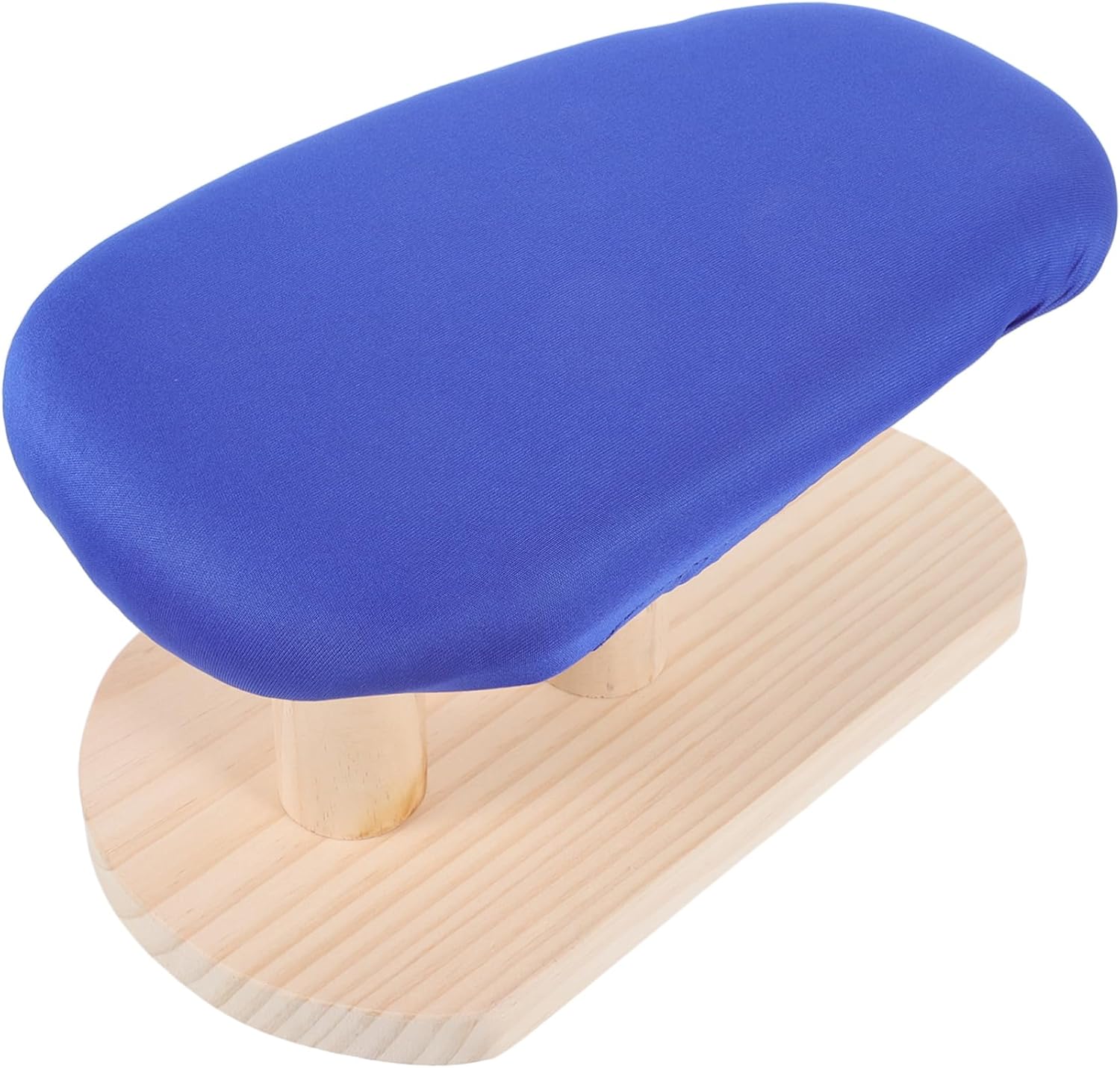 Portable Wooden Ironing Board with Cloth Cover Stable Thickened Support Ironing Stool for Home and Dorm Use Compact Design for Smooth Wrinkle Collars and Sleeves