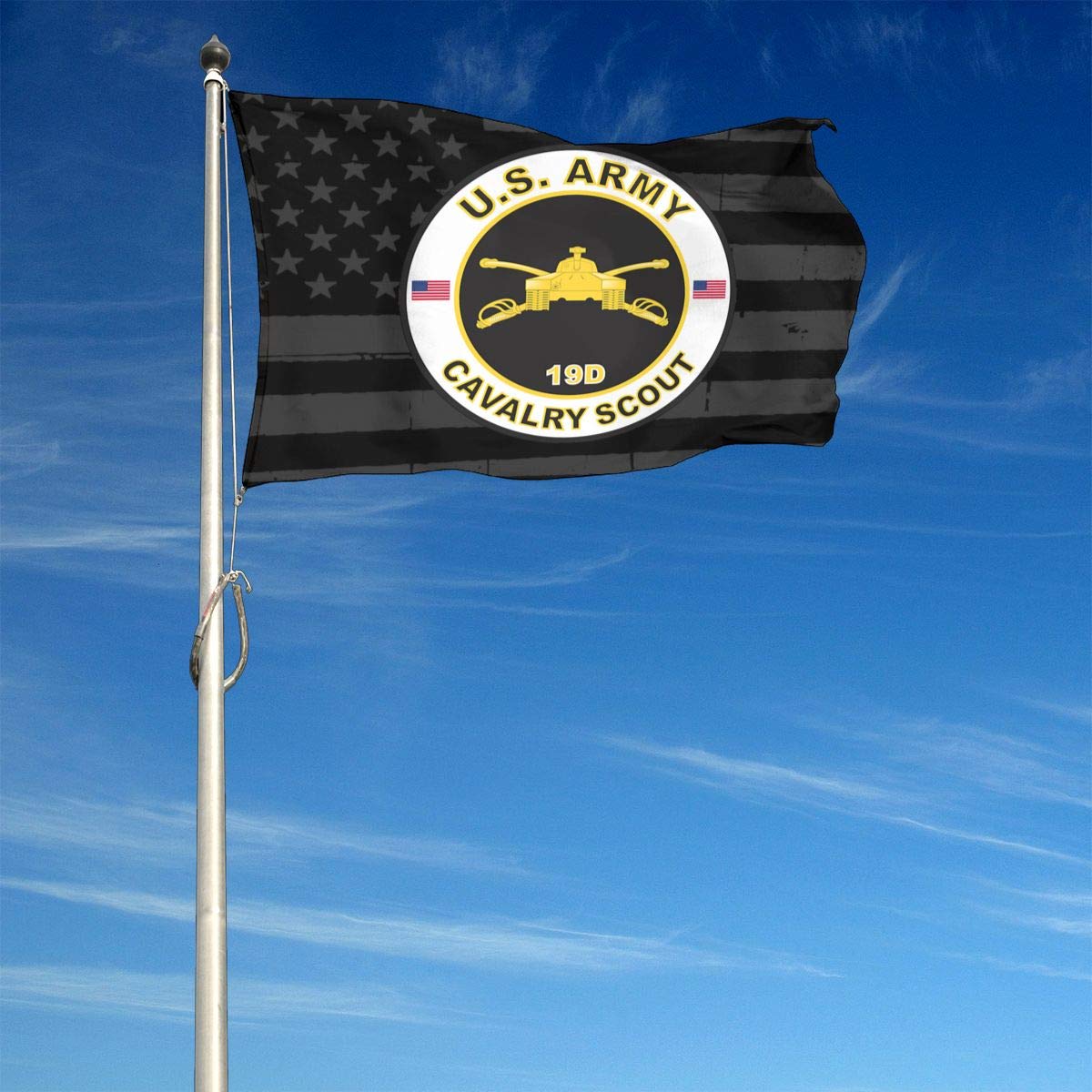 Amazon.com : US Army MOS 19D Cavalry Scout Flag 4' X 6' Ft Outdoor