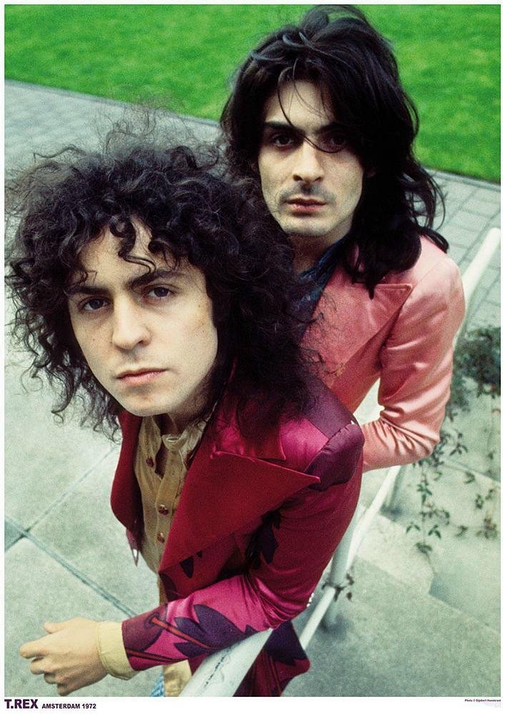 T. REX MARC BOLAN Marc & Mick Amsterdam 1972 Poster