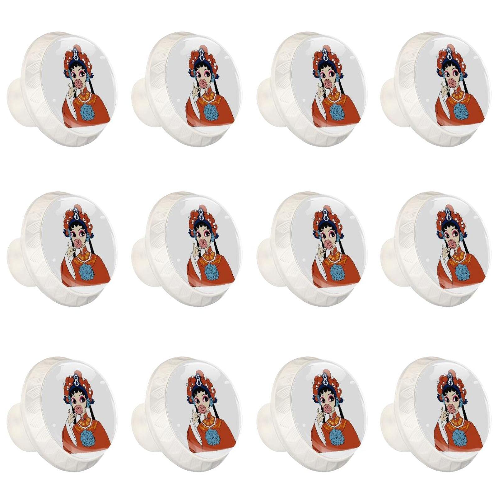 Boutons de cuisine ronds pour remplacer une poignée usée de commode fille