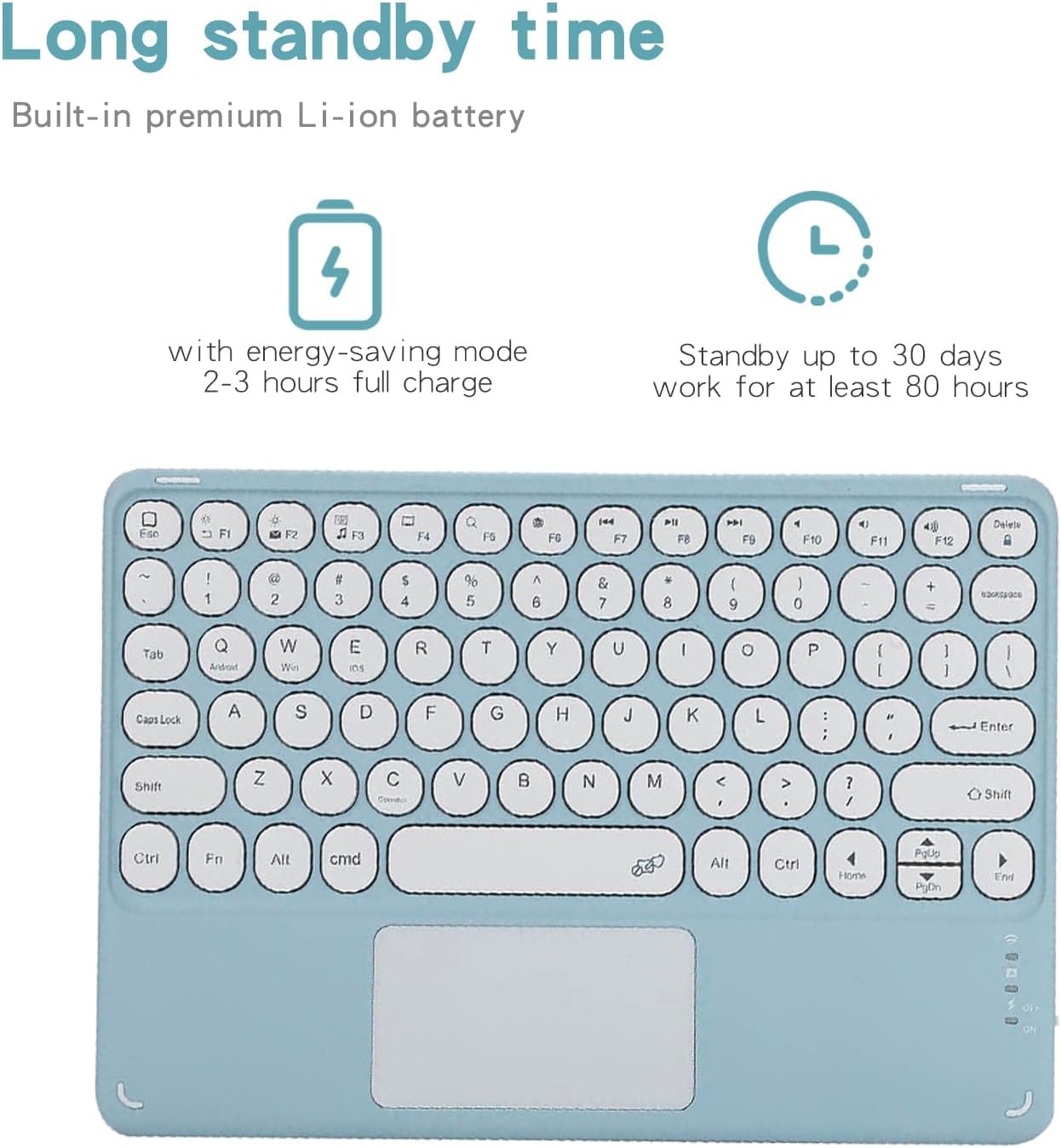 Keyboard Case for Samsunga Galaxy Tab A8 10,5 Calowego Modelu 2022 (SM-X200/X205/X207) Z Uchwytem Na Rysik S, Magnetyczną Odłączaną Bezprzewodową Klawiaturą Touchpad Bluetooth,Pink
