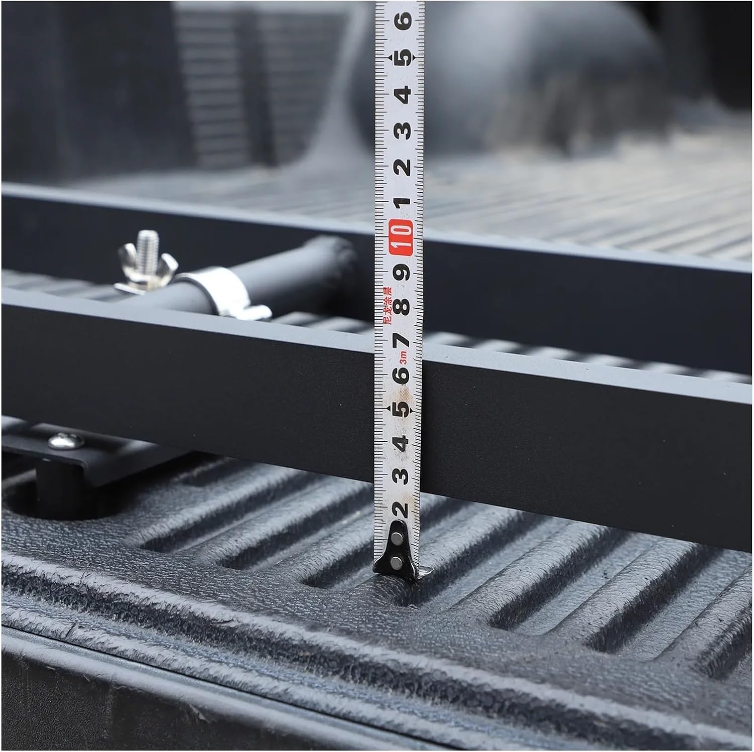 Pickup Truck Step Tailgate Ladder Compatible with Toyota Tundra 07-21 Aluminum Alloy Black Car Rear Tailgate Climbing Ladder Car Accessories
