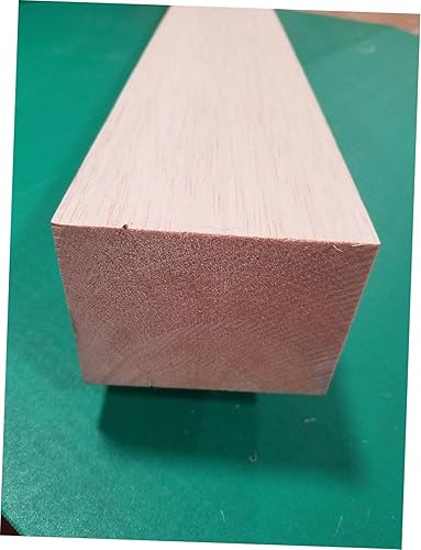 Madera Balsa de 3 x 4 x 36 pulgadas (1) 1246 piezas de madera adecuadas para manualidades y proyectos de madera