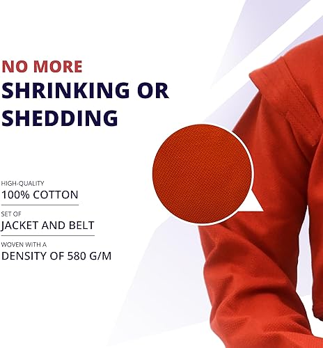 Miniatura 5 de Chaqueta Sambo  Ropa europea de artes marciales  100% algodón certificado FIAS  Uniforme de artes marciales de Sambo