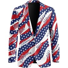 TOADDITDO Men's Polynesian Tribal Print Blazers One Button Jacket Suit with 2 Pockets Lightweight Sport Coat
