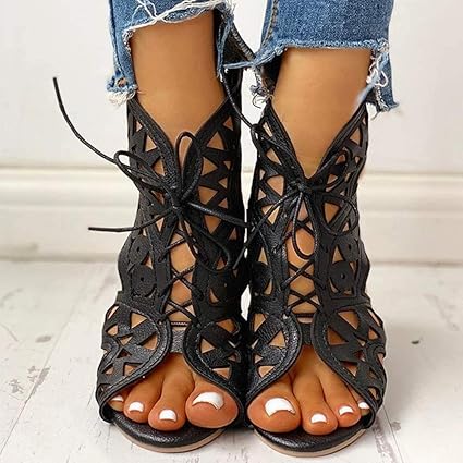 strappy boot sandals