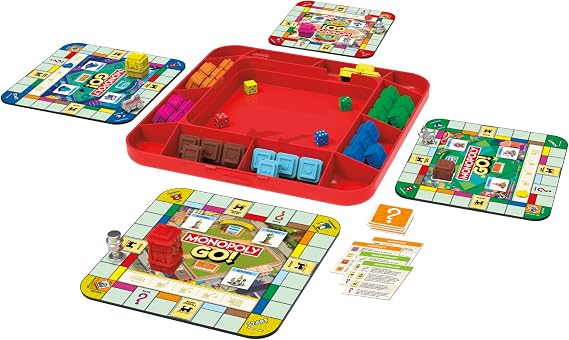 Monopoly Go! | Bordspel | 8+ Leeftijdsgroep | Sociaal Spel