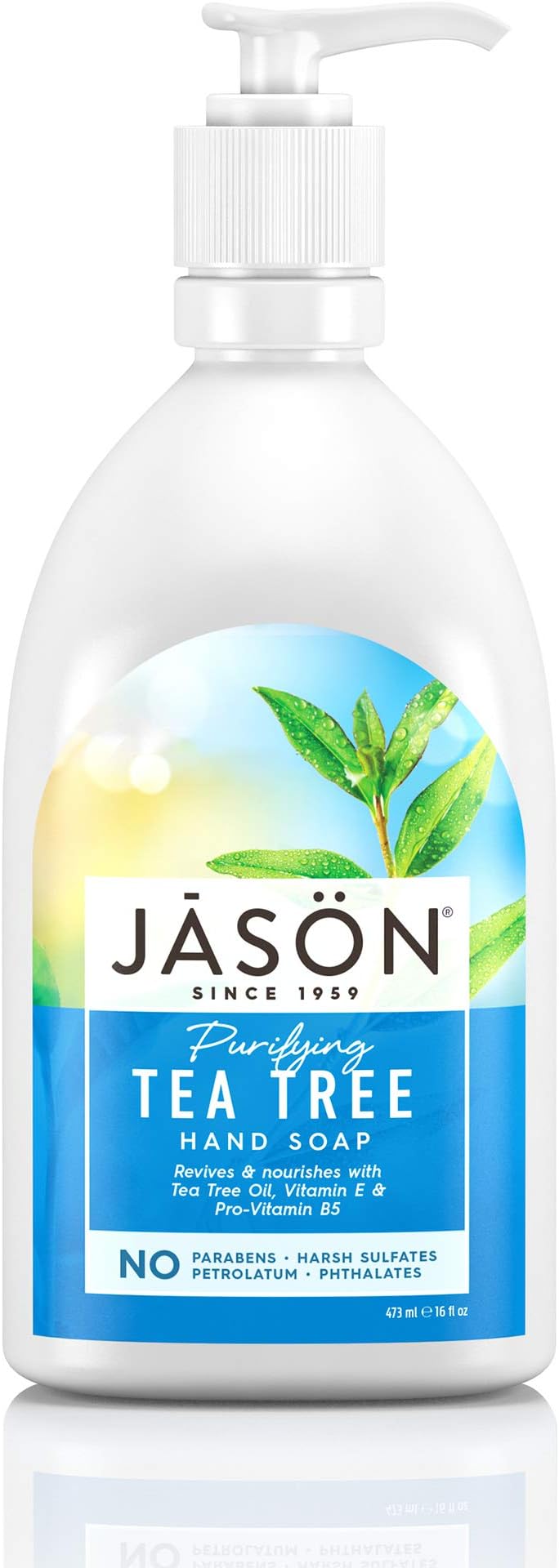 Jason Natural Products Tea Tree Liquid Satin Soap 473 ml