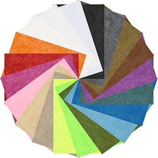 20 Pcs 8x12 Inch x 1mm Thick Assorted Colors Felt Sheets