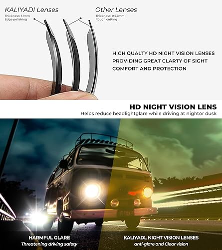 Miniatura 6 de KALIYADI Gafas de sol polarizadas para hombres y mujeres, gafas de sol para hombre con protección UV para conducir, pescar y jugar golf