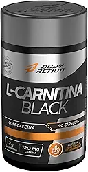 L-Carnitina Black Com Cafeína 90 Cápsulas Bodyaction