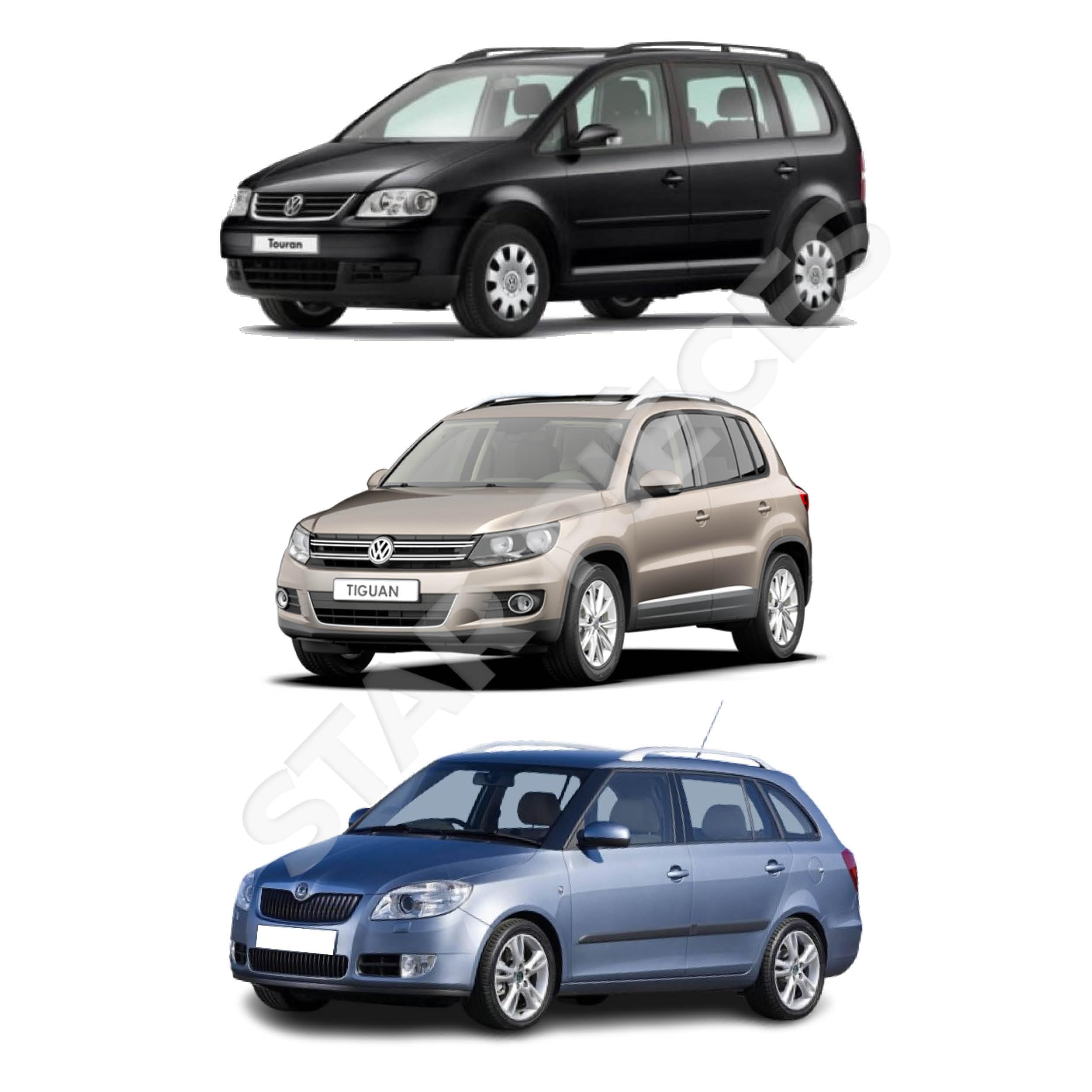 Braccio tergicristallo posteriore compatibile per Fabia 2 Combi (545) (2006-2014), Tiguan 1 (2007-2016) e Touran 1 (2003-2010) con spazzola tergicristallo (lunotto posteriore) 1T0955707C