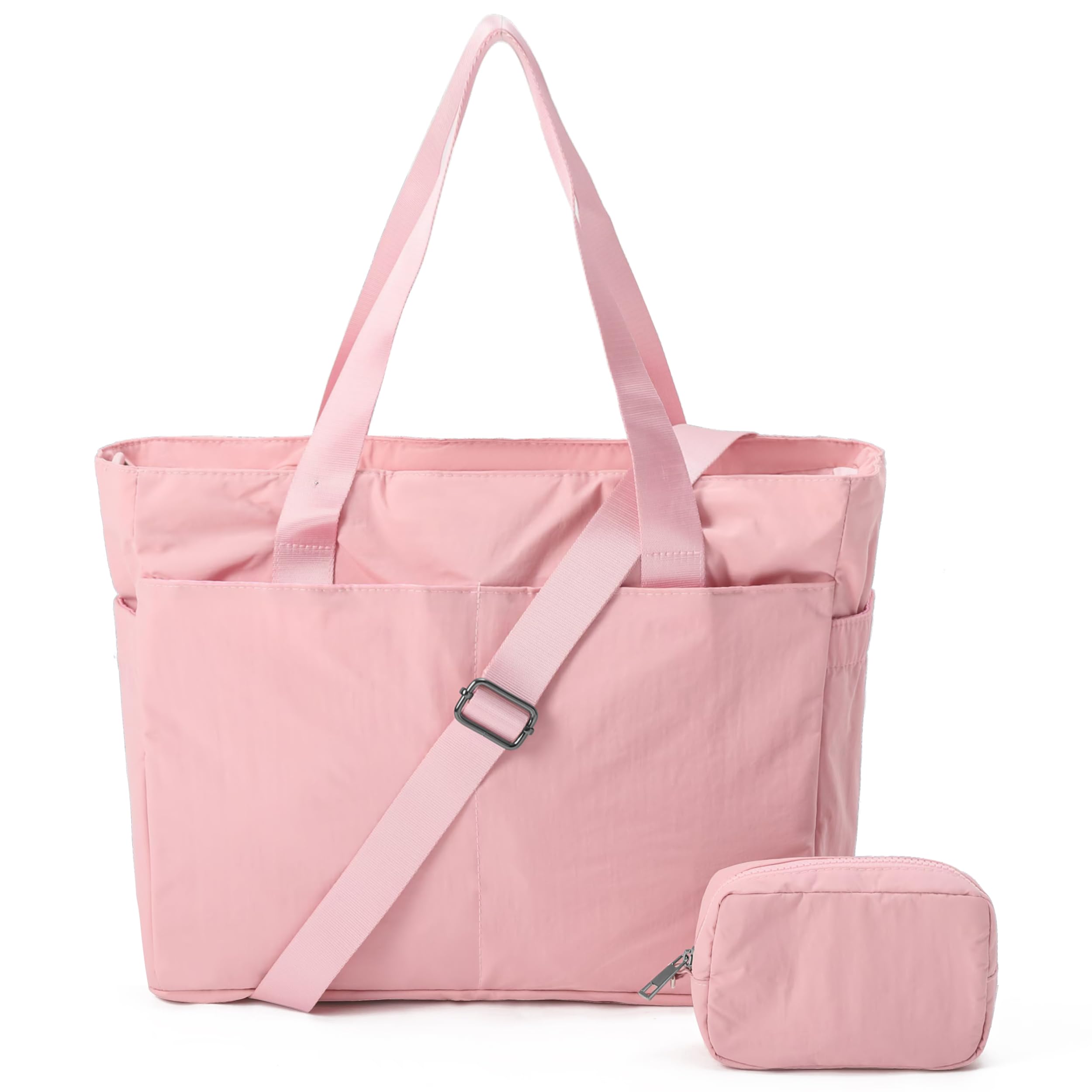 Bolsa de pañales con organizador de cochecito de gran capacidad con cremallera para viajes, regalos para mujeres