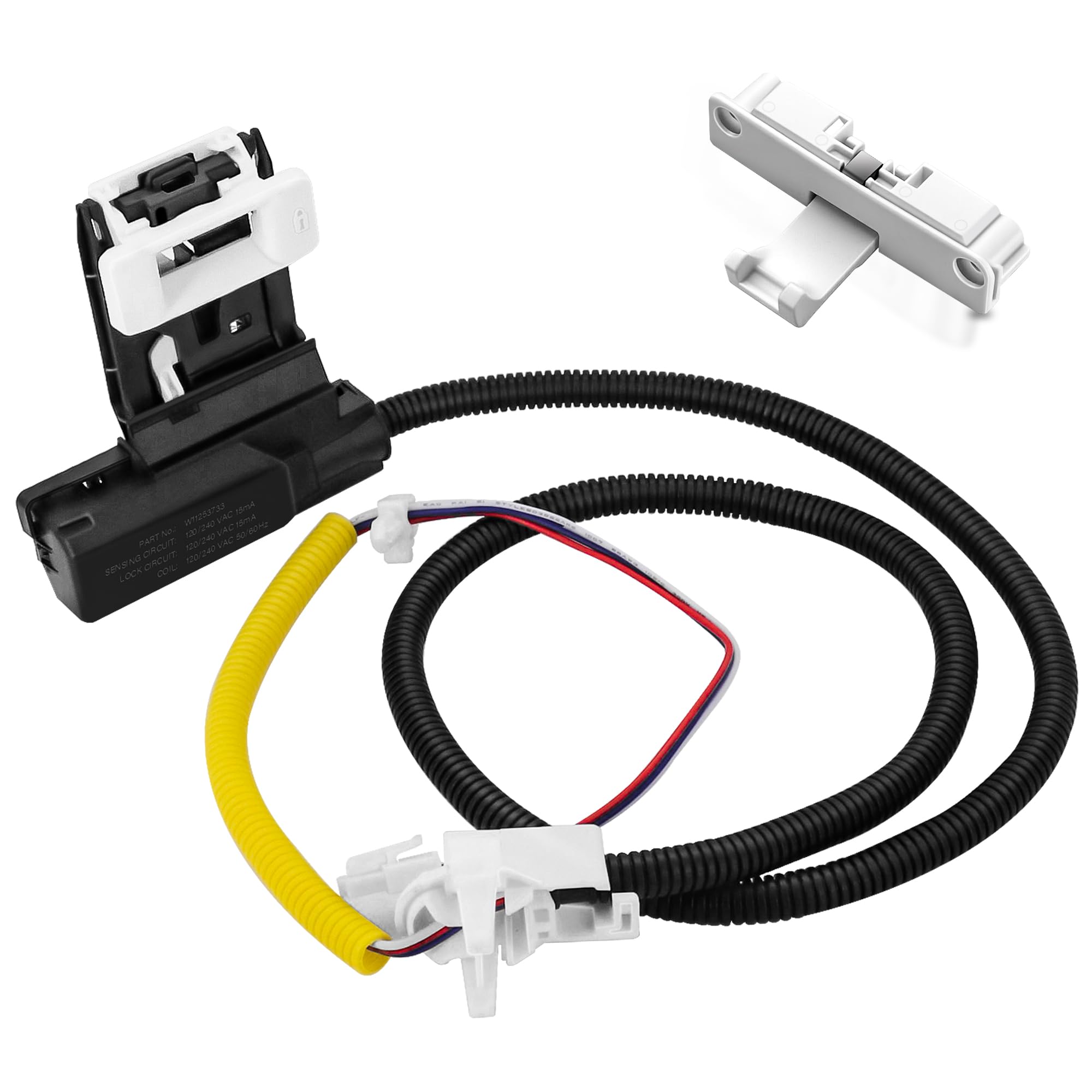 Verrouillage de porte WTW4855HW2 gâche commutateur lave-linge