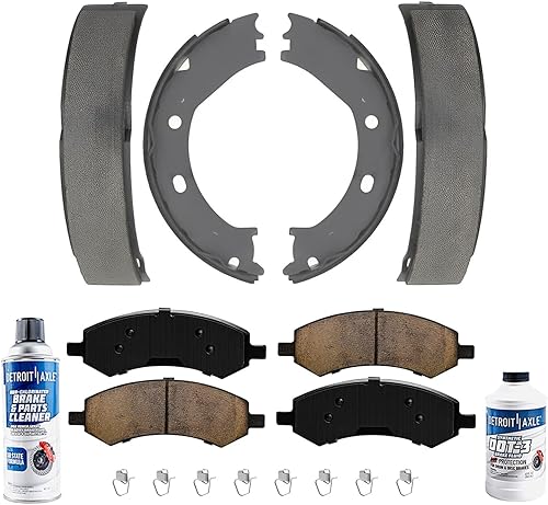 Miniatura 181 de Detroit Axle - Pastillas de Freno Delantero para Ford Fusion Lincoln MKZ Zephyr Mercury Milan Mazda 6, Pastillas de Freno Cerámica Reemplazo