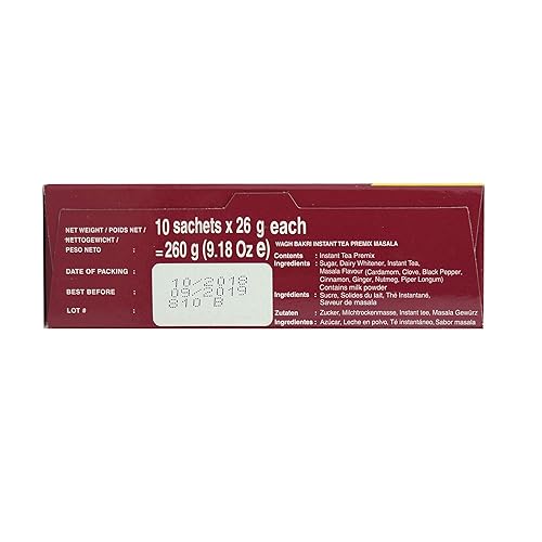 Miniatura 6 de Wagh Bakri Instant Masala Tea  Azúcar 3 en 1+sólidos de leche+té  10 sobres individuales  4.94 oz (4.93 onzas)