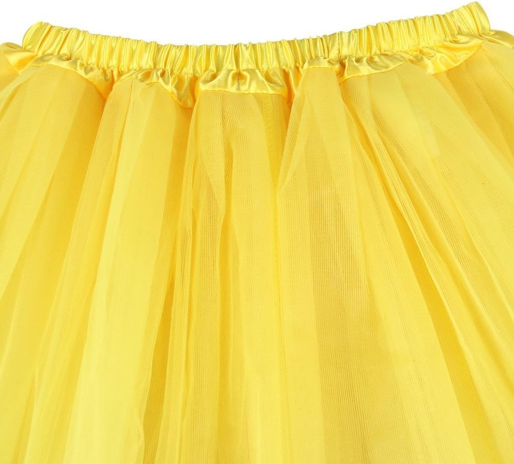 3 Layered Tulle Skirt Ballerina Tutu Dance Skirt Girls Women