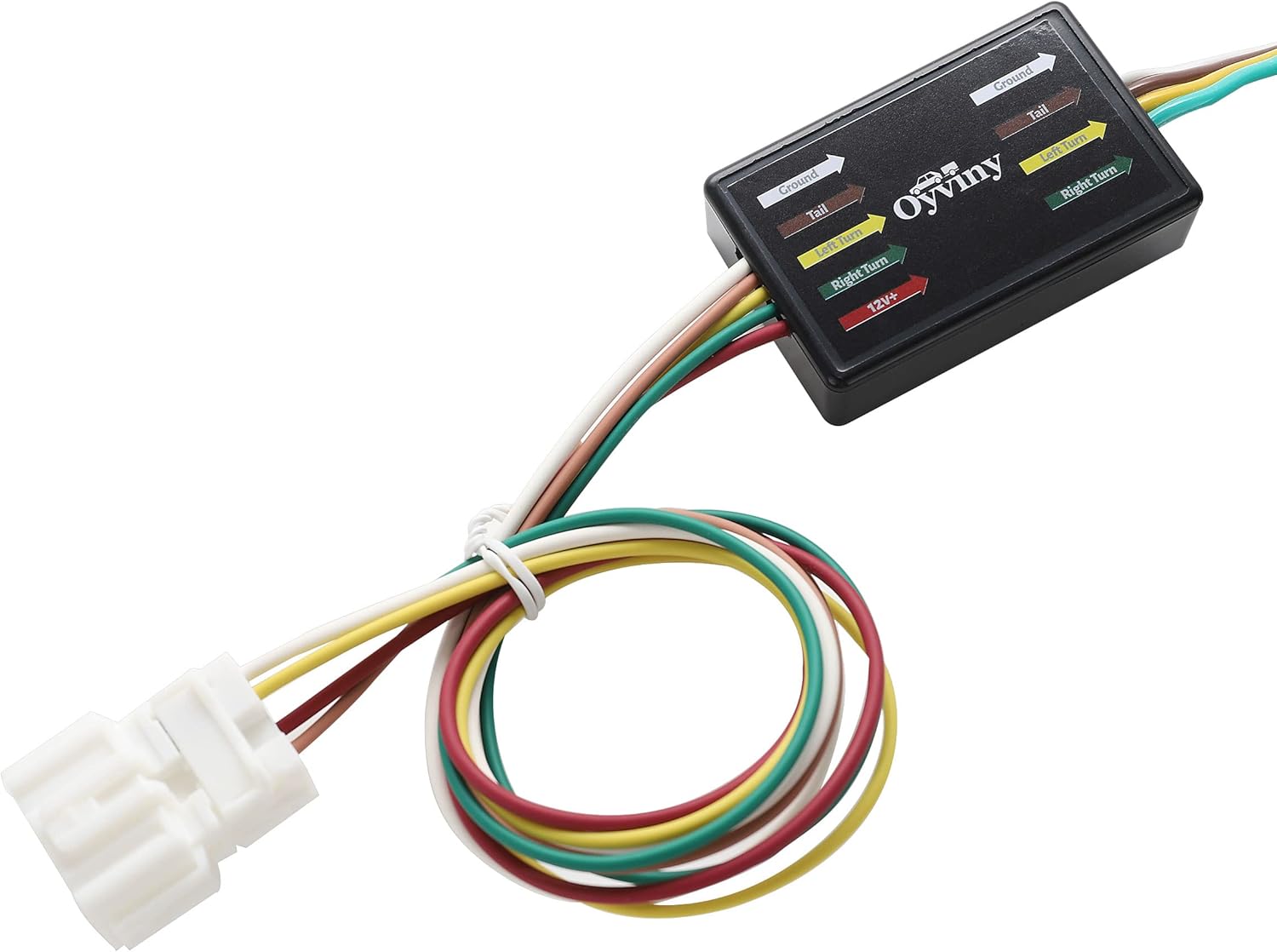 Oyviny Custom 4 Pin Trailer Wiring Harness for Honda CR-V 2007-2011, CRV Tow Harness CRV Trailer Hitch Wire, Factory Tow Package Required Replace 55106