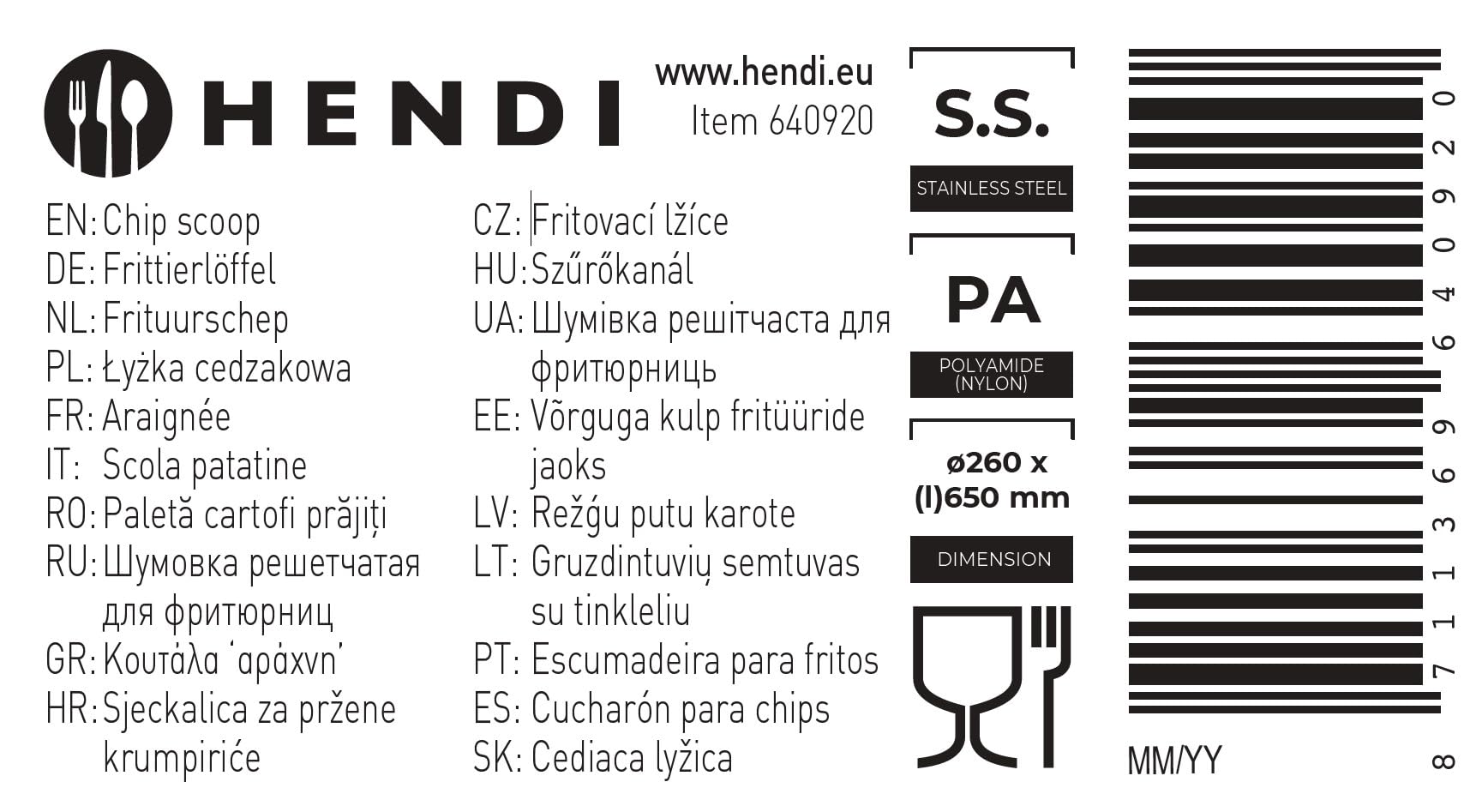 HENDI 640920 Araignée