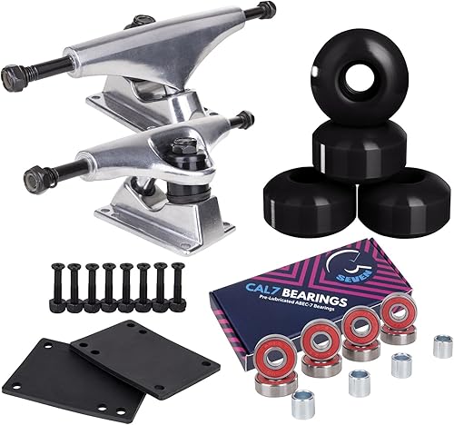 Miniatura 4 de Camiones Cal 7 de 4.803 in con ruedas, cojinetes y herrajes