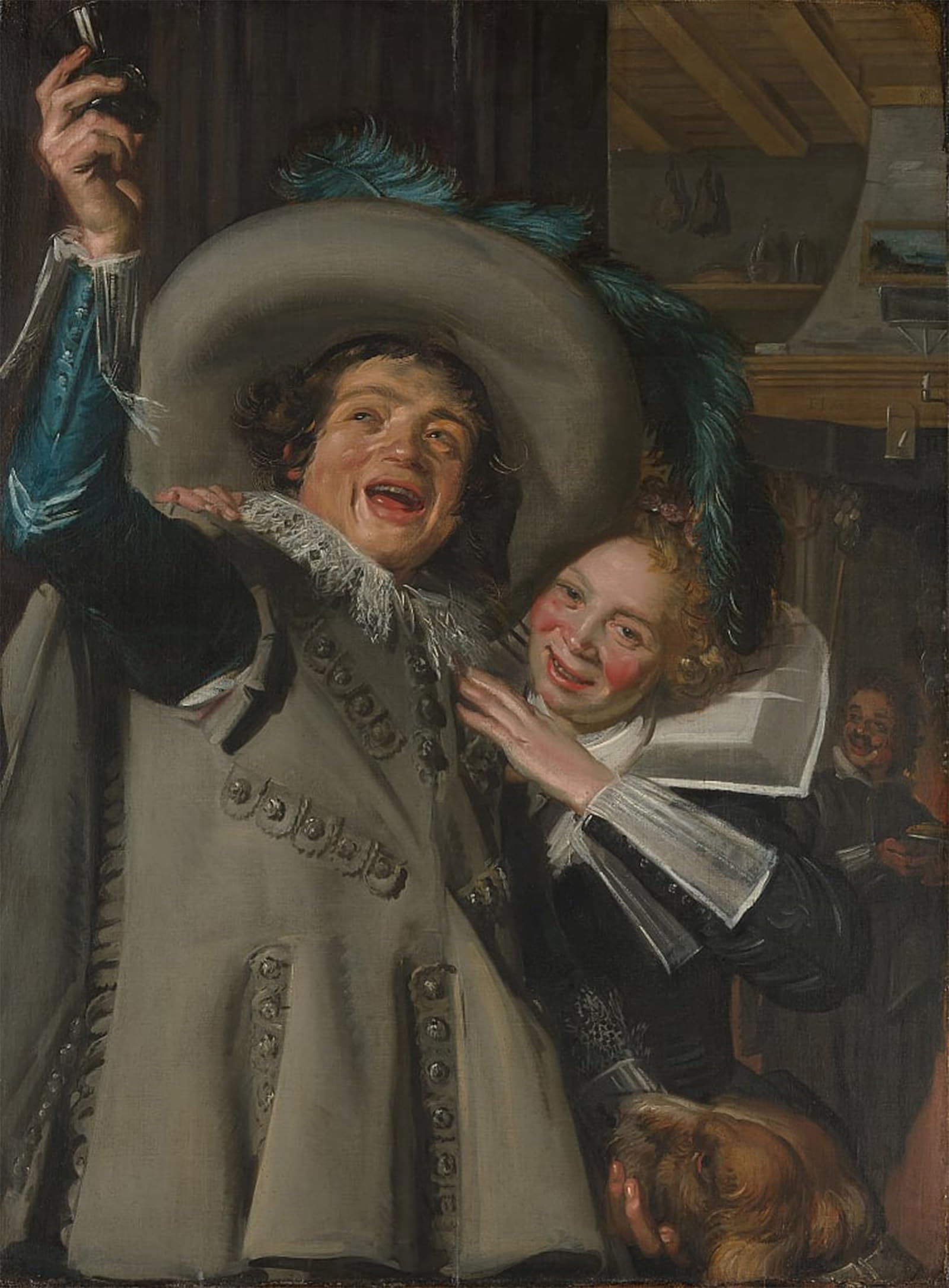 Tableaux Graffiti Art Mural Frans Hals 60x90cm | Impression Poster Moderne