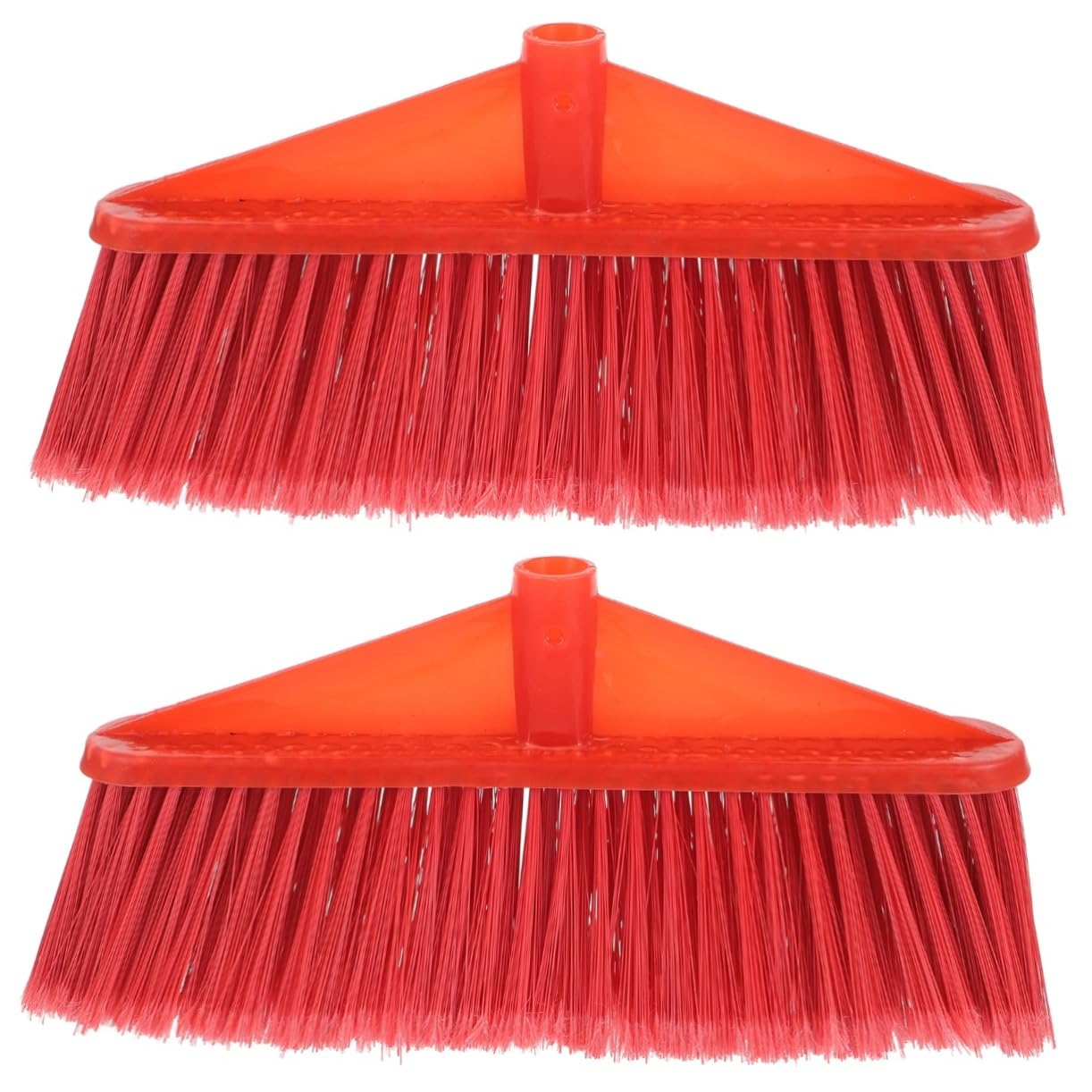 SOLUSTRE 2pcs Indoor Broom Head Plastic Sweeper Part Easy to Combing Hairs Efficient Cleaning for Home