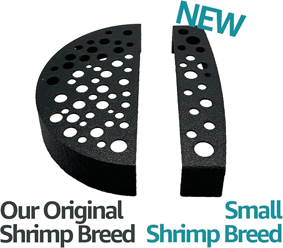 CTWPets Slim Shrimp Breeding Cave & Hide, Aquarium Tunnel, White